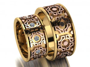 ring set 16 3D Model