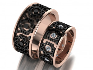 ring set 16 3D Model