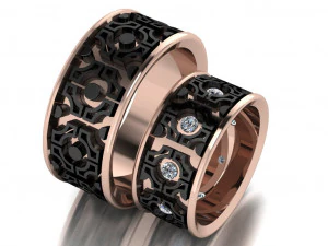 ring set 16 3D Model