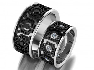 ring set 16 3D Model