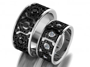 ring set 16 3D Model