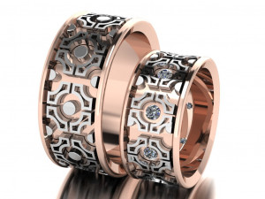 ring set 16 3D Model