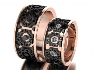 ring set 16 3D Model