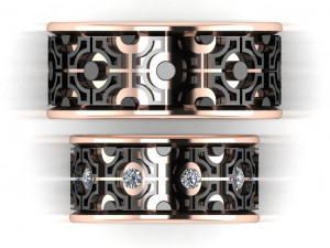 ring set 16 3D Model