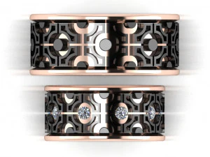 ring set 16 3D Model