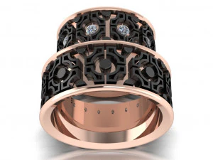 ring set 16 3D Model