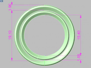 ring set 16 3D Model