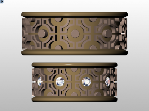 ring set 16 3D Model