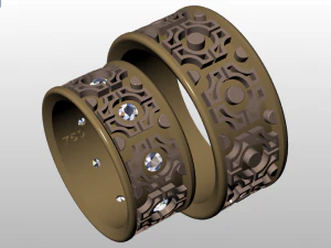 ring set 16 3D Model