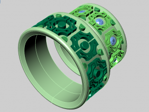 ring set 16 3D Model