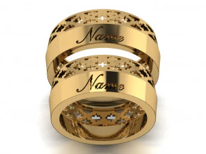 ring set 17 3D Model