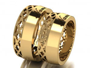 ring set 17 3D Model