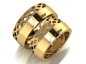 ring set 17 Model 3D