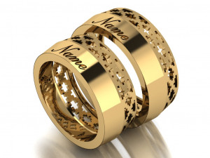 ring set 17 Model 3D