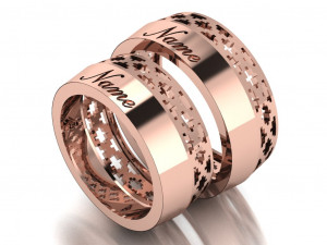 ring set 17 Model 3D