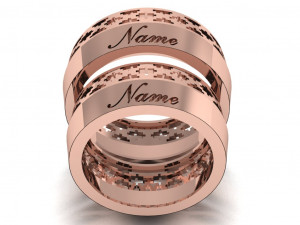 ring set 17 Model 3D