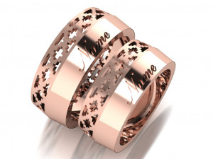 ring set 17 Model 3D