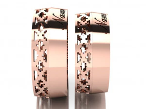 ring set 17 3D Model