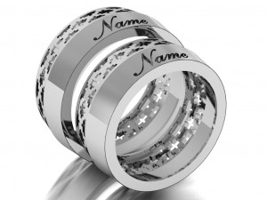 ring set 17 Model 3D