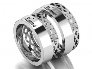 ring set 17 Model 3D
