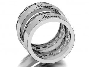 ring set 17 3D Model