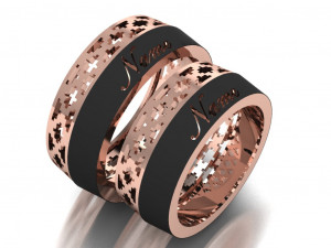 ring set 17 Model 3D