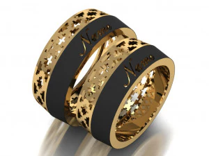 ring set 17 3D Model