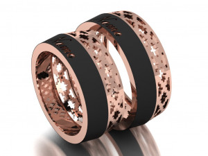 ring set 17 Model 3D