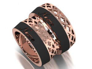 ring set 17 Model 3D
