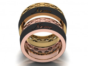 ring set 17 Model 3D