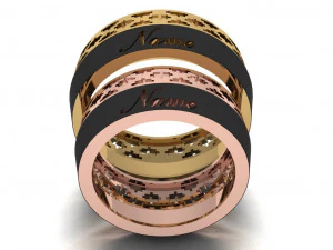 ring set 17 3D Model