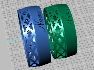 ring set 17 Model 3D