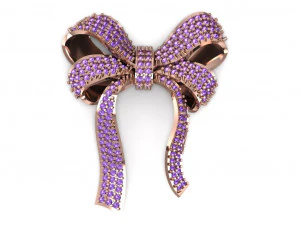 bow jewelry 3D Model