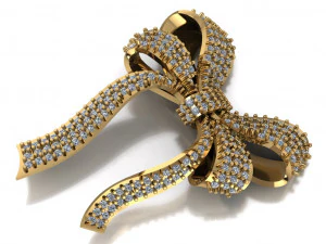 bow jewelry 3D Model
