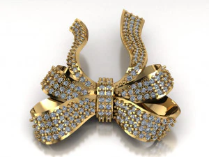 bow jewelry 3D Model
