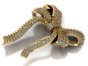 bow jewelry 3D Model
