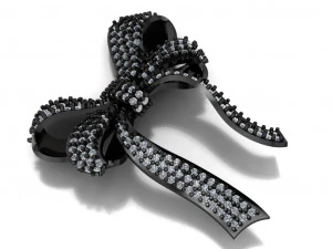 bow jewelry 3D Model