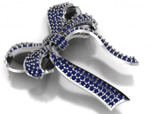 bow jewelry 3D Model