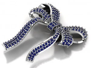 bow jewelry 3D Model