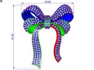 bow jewelry Model 3D