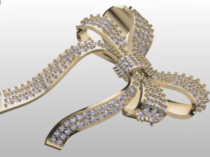 bow jewelry 3D Model