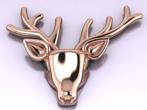 deer brooch 3D मॉडल