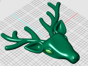 deer brooch 3D मॉडल