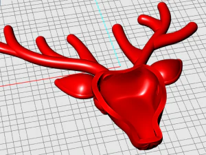 deer brooch 3D Model
