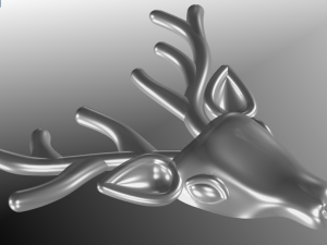 deer brooch 3D मॉडल