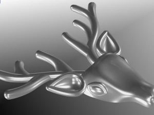 deer brooch 3D Model