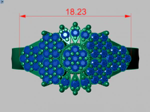 anello nuziale Modello 3D