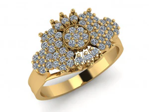 anello nuziale Modello 3D