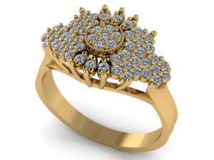 anello nuziale Modello 3D