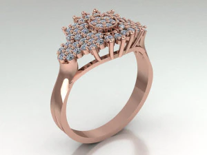 anello nuziale Modello 3D